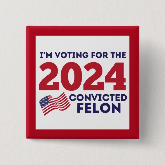 ÜBERTRAGENER FELON, TRUMP BUTTON (Vorderseite)