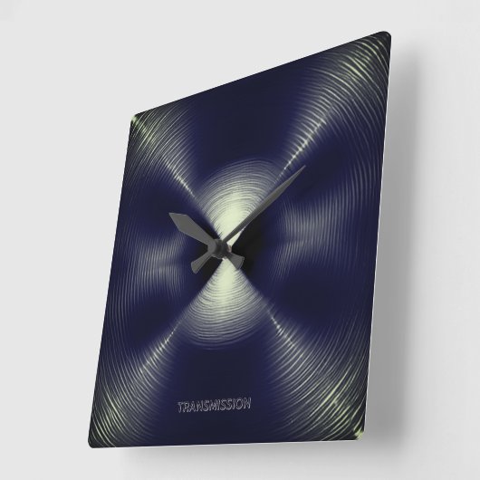 ÜBERTRAGUNG 1b Quadratische Wanduhr (Winkel)