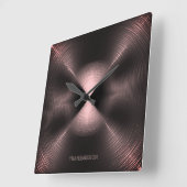 ÜBERTRAGUNG 1c Quadratische Wanduhr (Winkel)