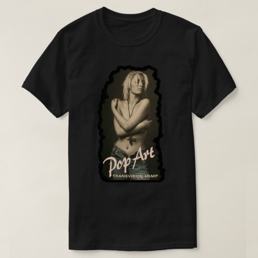 ÜBERTRAGUNG VAMP MUSIKARTWORT Wesentlicher T - Shi T-Shirt (Design vorne)