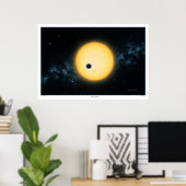 Übertragung von HD209458 Print Poster (Heimbüro)