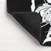 ÜBERTREIBUNG: Rocket trieb Skateboard an Mousepad (Ecke)