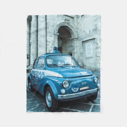 Überwachen Sie Fiat 500, Italien, umfassendes Fleecedecke (Vorderseite)