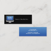 Überwachen Sie rechnenkarte Mini Visitenkarte (Vorne/Hinten)