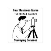 Überwachen von Dienstleistungen - Rubber-Briefmark Gummistempel (Prägung)