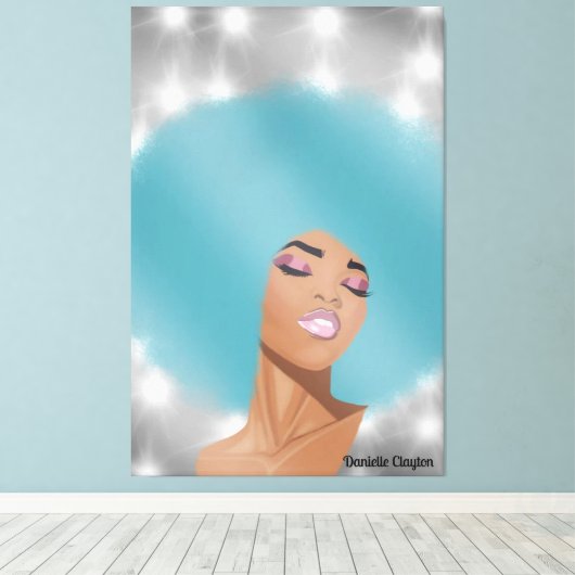 überwacht leinwanddruck (Insitu (Holzboden))