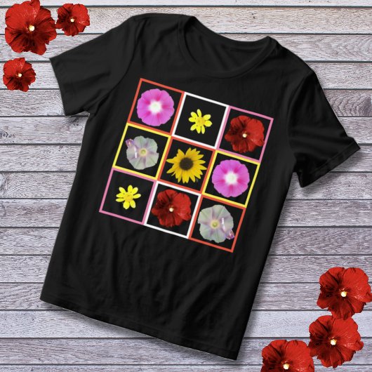 Überwachter Blume Wildblume Bläsergraf Tri-Blend Shirt