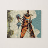 Überwachtes Flugzeug Puzzle (Horizontal)