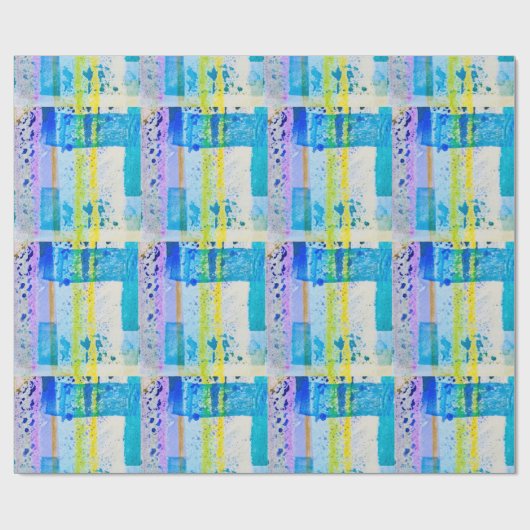 Überwachtes Wrapping-Papier Geschenkpapier (Flach)