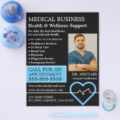 Überwachung der Herzfrequenz, Allgemeinmediziner, Flyer (Einzeln)