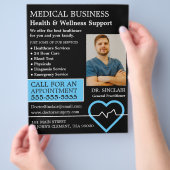 Überwachung der Herzfrequenz, Allgemeinmediziner, Flyer (Hand)