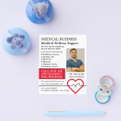 Überwachung der Herzfrequenz, Allgemeinmediziner, Flyer (Einzeln)