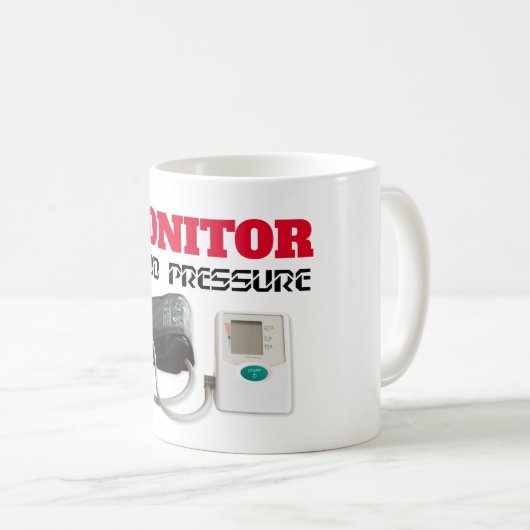 Überwachung des Blutdrucks Kaffeetasse (VorderseiteRechts)