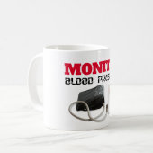 Überwachung des Blutdrucks Kaffeetasse (Vorderseite Links)