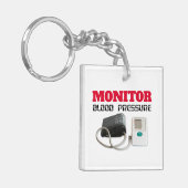 Überwachung des Blutdrucks Schlüsselanhänger (Vorderseite links)