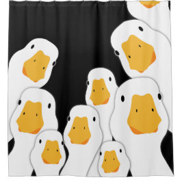 Überwachung durch Eerie: Geese-Überwachung aus dem Duschvorhang