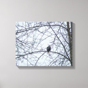 Überwachung Leinwanddruck