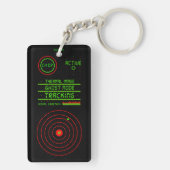 Überwachungs-LED-Kontrollgerät X2 Fake Schlüsselanhänger (Rückseite)