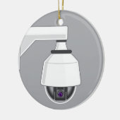 Überwachungskamera Keramik Ornament (Links)