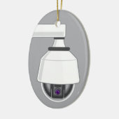 Überwachungskamera Keramikornament (Links)