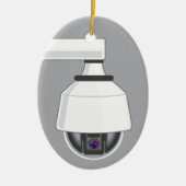 Überwachungskamera Keramikornament (Vorne)