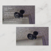 Überwachungskamera Visitenkarte (Vorne/Hinten)