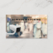 Überwachungssystem CCTV-Kamera für Sicherheitslösu Visitenkarte (Vorderseite)