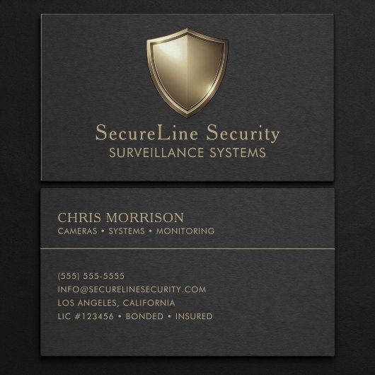 Überwachungssysteme Visitenkarte
