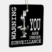 Überwachungsvideokameras Keramikornament (Rechts)