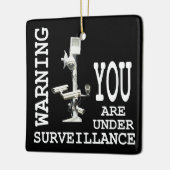 Überwachungsvideokameras Keramikornament (Links)