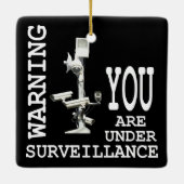 Überwachungsvideokameras Keramikornament (Rückseite)
