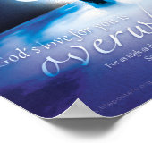 ÜBERWÄLTIGE LIEBE - Christliche religiöse Plakate (Ecke)