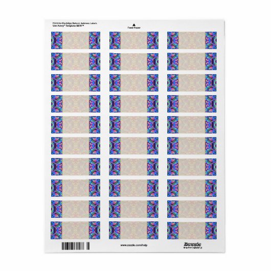 Überwältigend farbige Art Deco Psychedelic (Vorne)