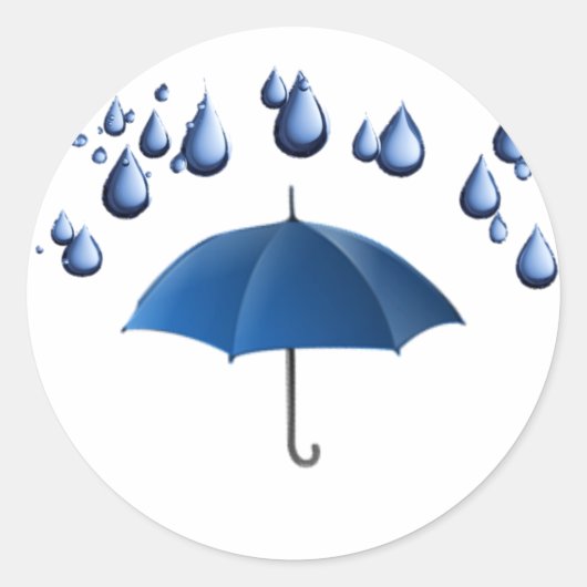 überwältigend runder aufkleber (Vorderseite)