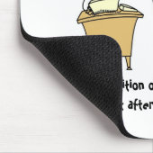 Überwältigende Computer-Frau Mousepad (Ecke)