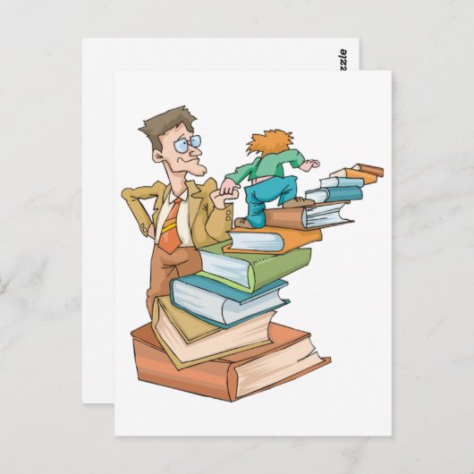 überwältigender Lehrer Postkarte (Vorne/Hinten)