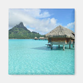 Überwasserresort auf Bora Bora Magnet (Vorne)