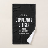 Überweisung an Compliance Officer Handtuch (Handtuch)