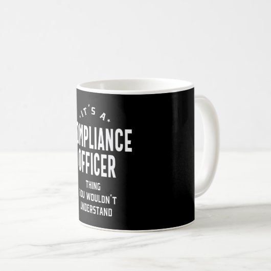 Überweisung an Compliance Officer Kaffeetasse (VorderseiteRechts)