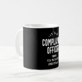 Überweisung an Compliance Officer Kaffeetasse (Vorderseite Links)
