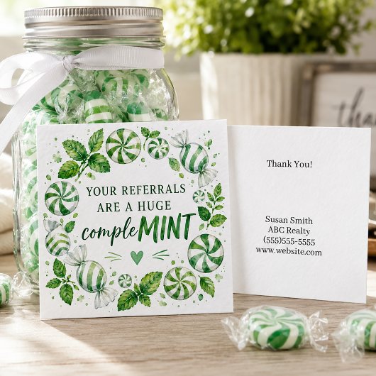 Überweisung Comple MINT Pop By Mitteilungskarte
