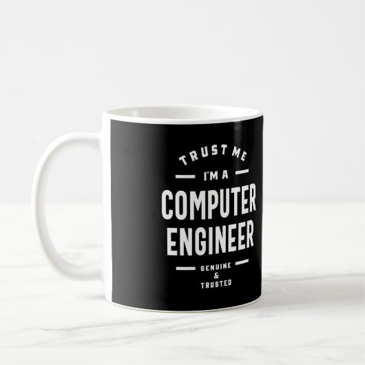 Überweisung für den Arbeitsplatz eines Computering Kaffeetasse (Links)