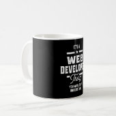 Überweisung für den Webentwickler Kaffeetasse (Vorderseite Links)