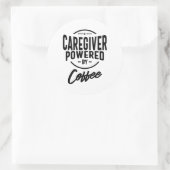 Überweisung zum Beruf des Betreuers Runder Aufkleber (Tasche)