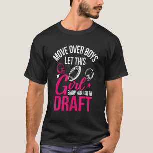 Überwinde Jungen Niedliche Fantasiefußballfrauen T-Shirt