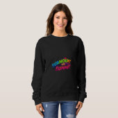 Überwinden des Gipfels"-Sweatshirt Sweatshirt (Vorne ganz)