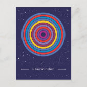 überwinden postkarte (Vorderseite)