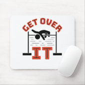 Überwinden Sie die Spur und den Feldsprung Mousepad (Mit Mouse)