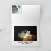 Überwinden Sie es Karte (Innenseite)