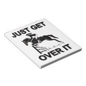 ÜBERWINDEN SIE ES NUR NOTIZBLOCK (angewinkelt)